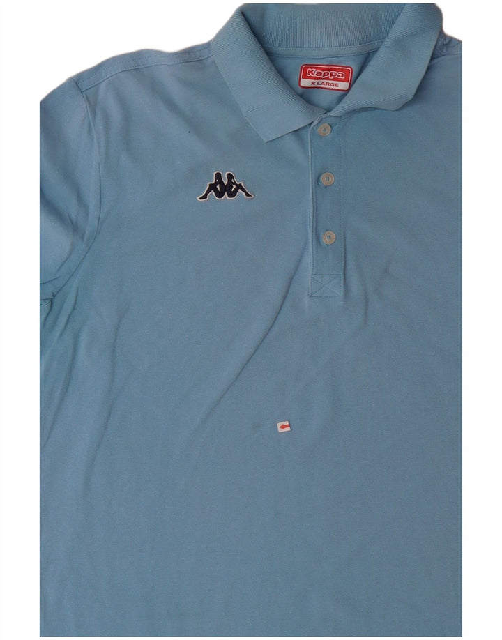 Polo Kappa Uomo XL Cotone Blu