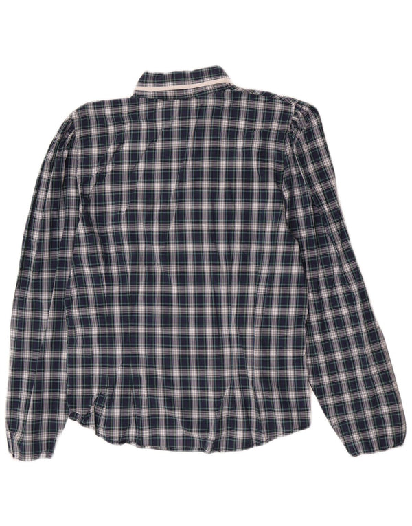 Camicia Donna Benetton IT 46 Grande Plaid Verde