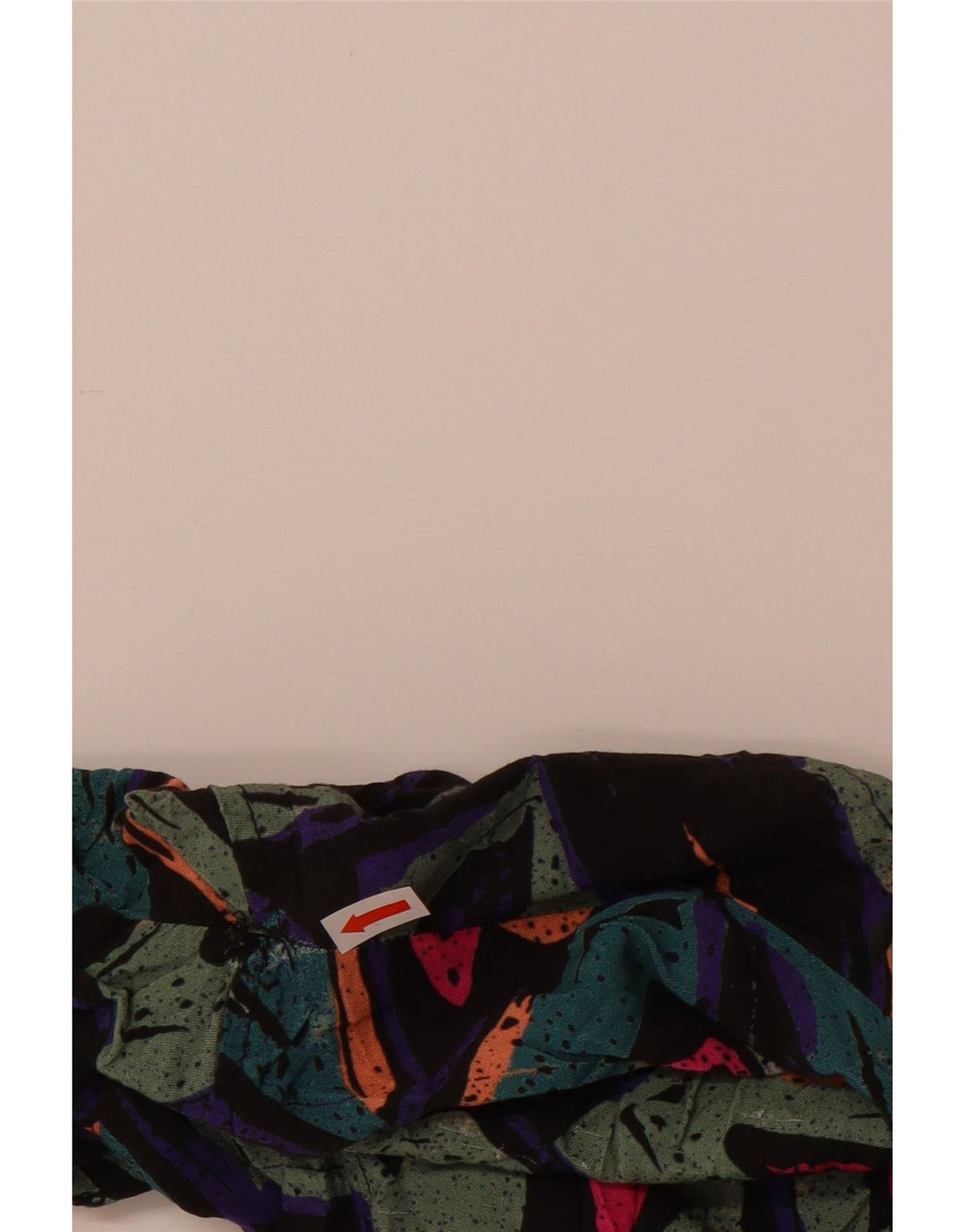 Camicia a maniche corte da uomo Pull & Bear XL in viscosa geometrica multicolore