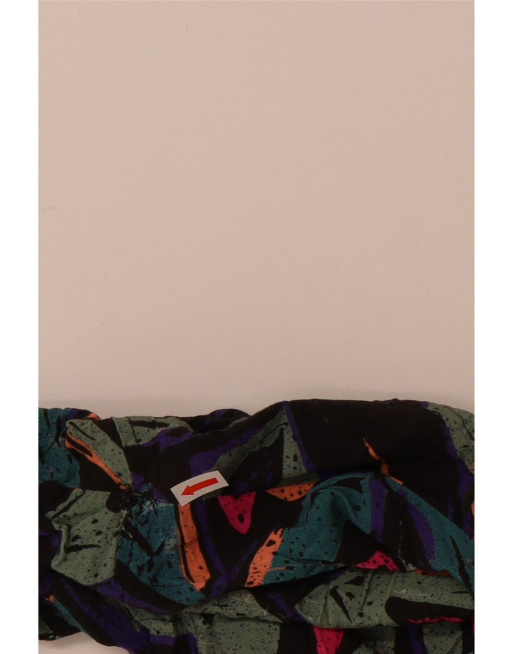 Camicia a maniche corte da uomo Pull & Bear XL in viscosa geometrica multicolore