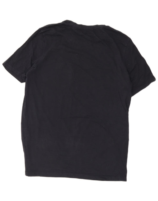 T-shirt grafica da uomo Jack & Jones Top XL in cotone blu navy