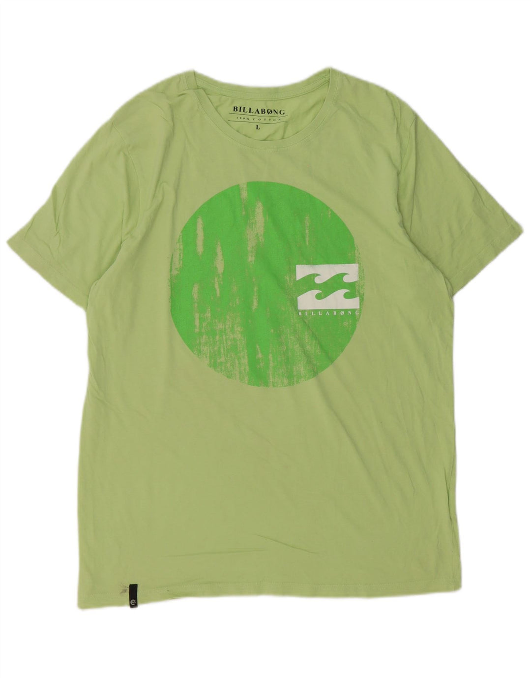Maglietta grafica da uomo Billabong Top grande in cotone verde