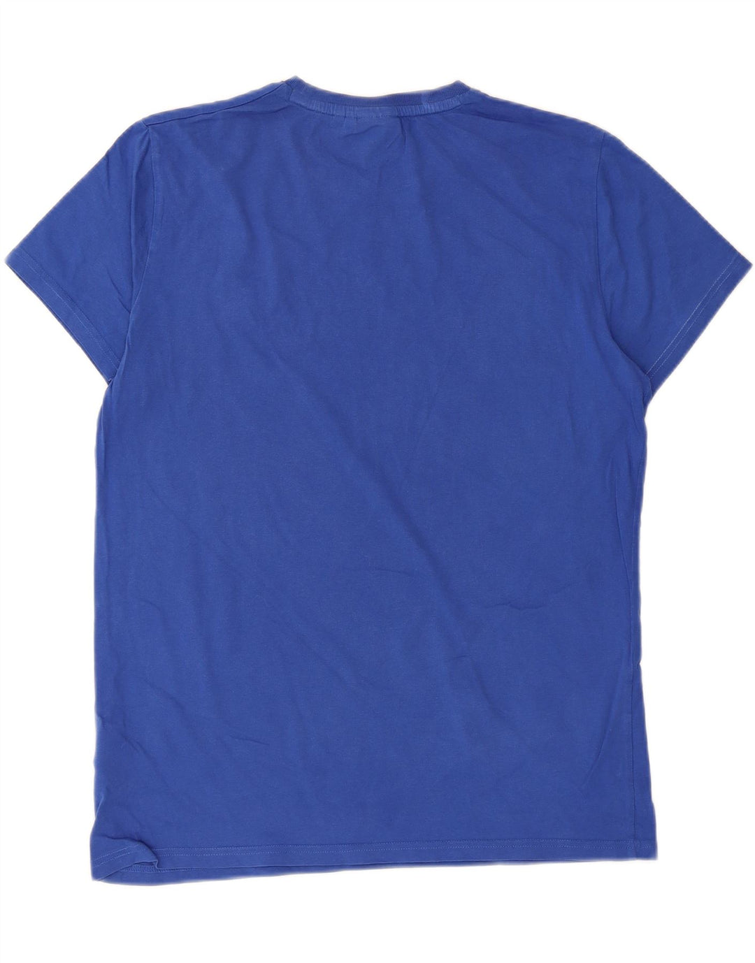 T-shirt da uomo Superdry Top Large in cotone blu