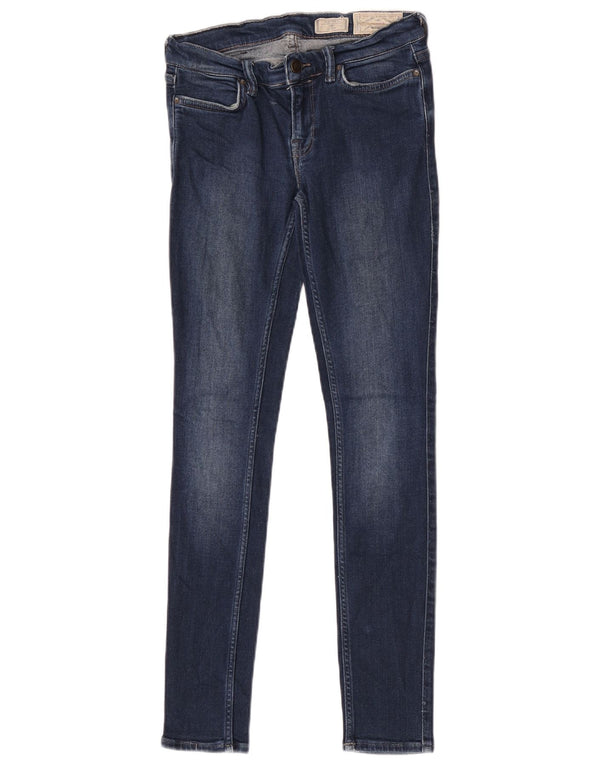 Jeans skinny a vita bassa Ashby da donna All Saints W27 L30 Blu