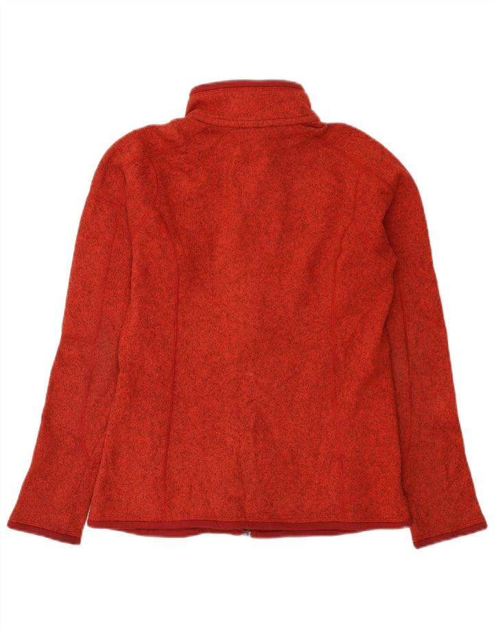 Patagonia Giacca da tuta da donna UK 10 Small Poliestere chiazzato rosso
