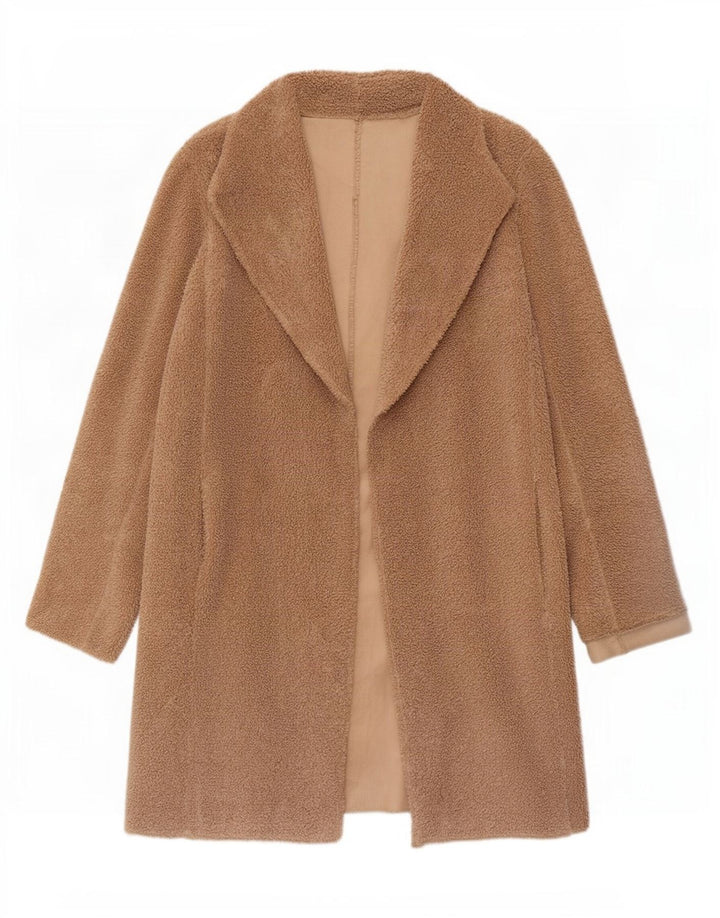 Soprabito da donna Marks & Spencer con orsacchiotto UK 14 grande poliestere marrone