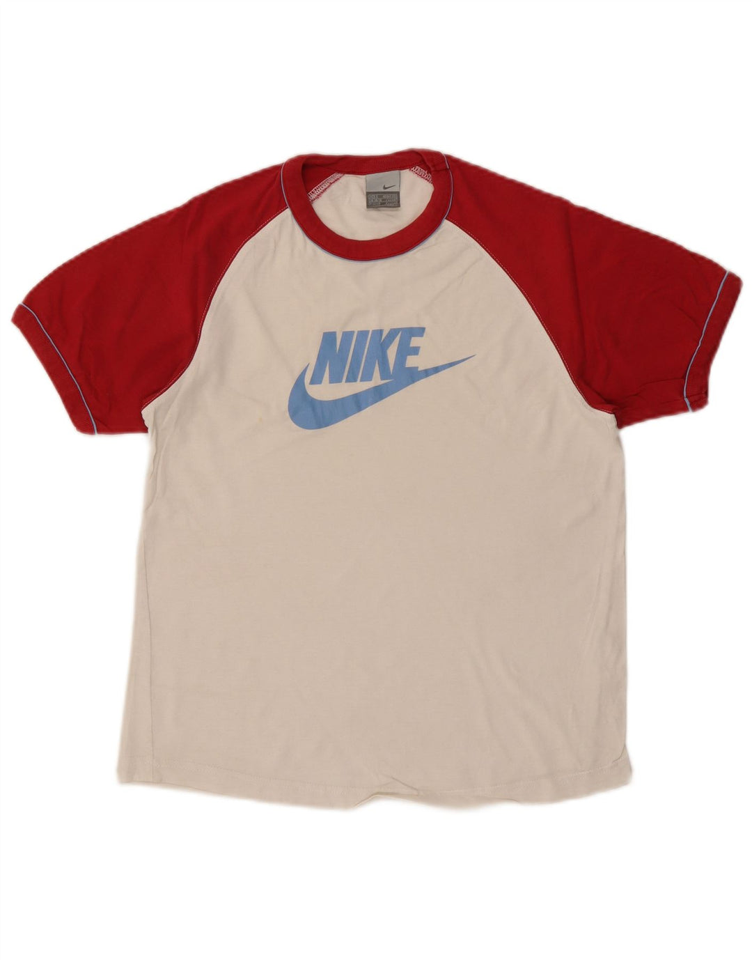 T-shirt grafica da uomo NIKE Top UK 36/38 Small White Colourblock