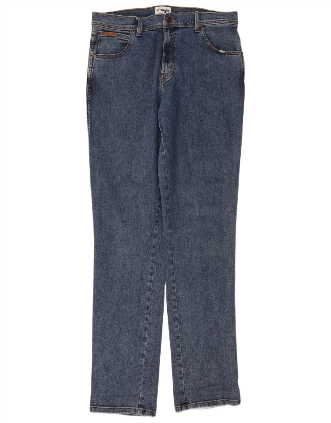 Jeans dritti da uomo Wrangler Texas W36 L36 cotone blu