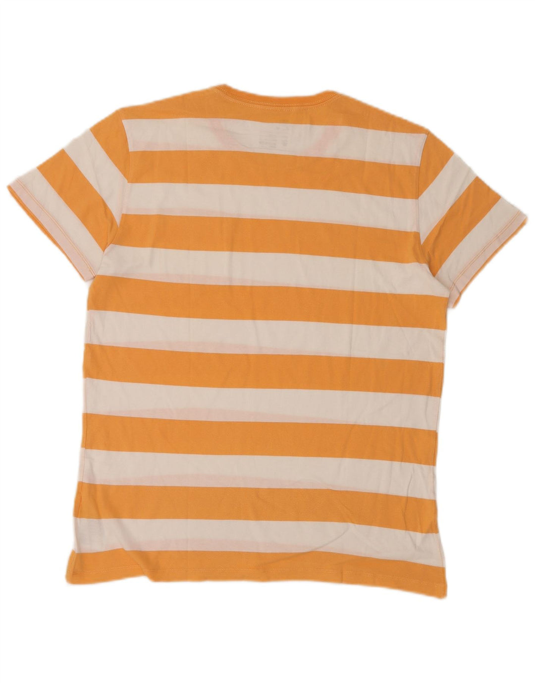 T-shirt da uomo GAP Top in cotone a righe arancioni medie