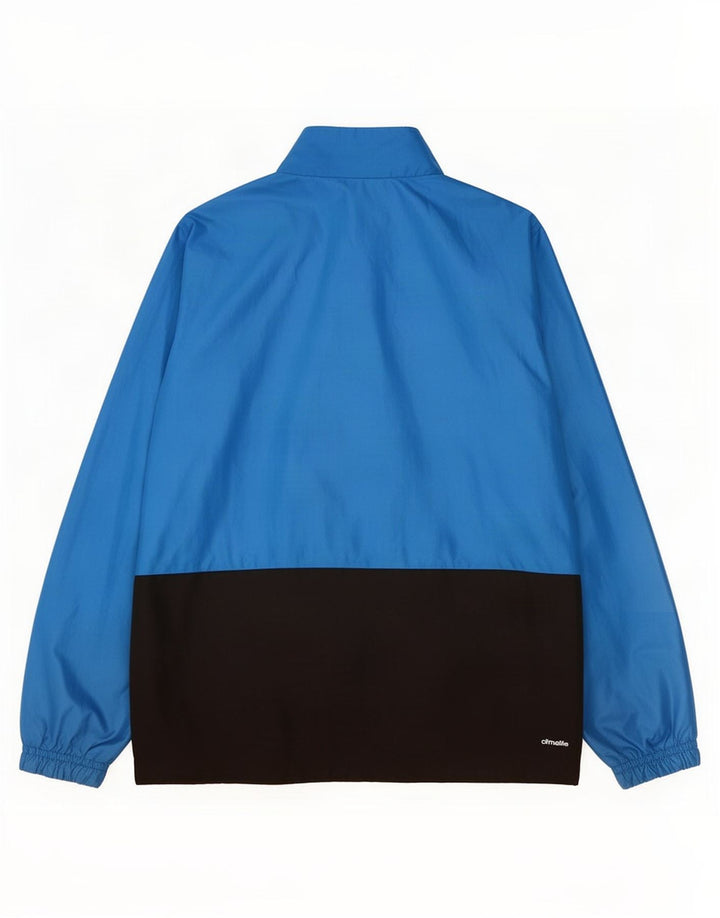 Giacca da tuta da ragazzo Adidas 9-10 anni in poliestere color block blu
