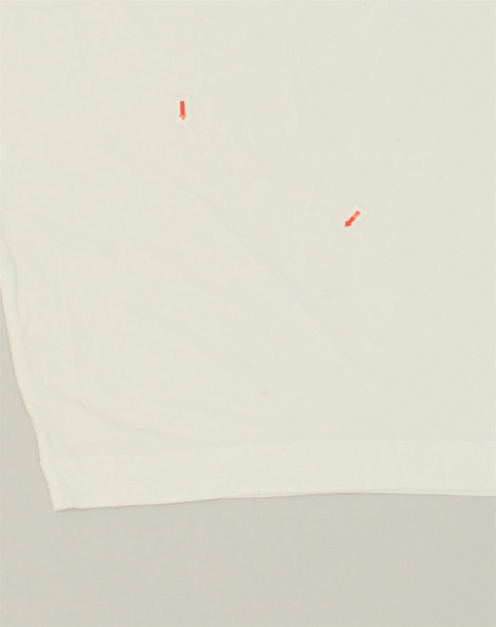 DACK'S Womens Loose Fit Vest Top UK 14 Large White | Vintage Dack's | Thrift | Second-Hand Dack's | Used Clothing | Messina Hembry 