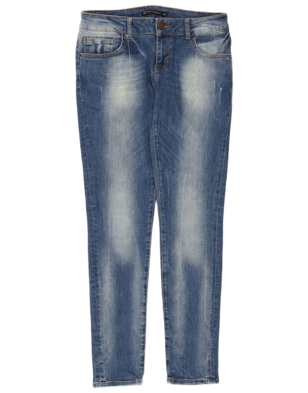 Jeans skinny da donna Zara EU 40 medi W30 L30 Blu