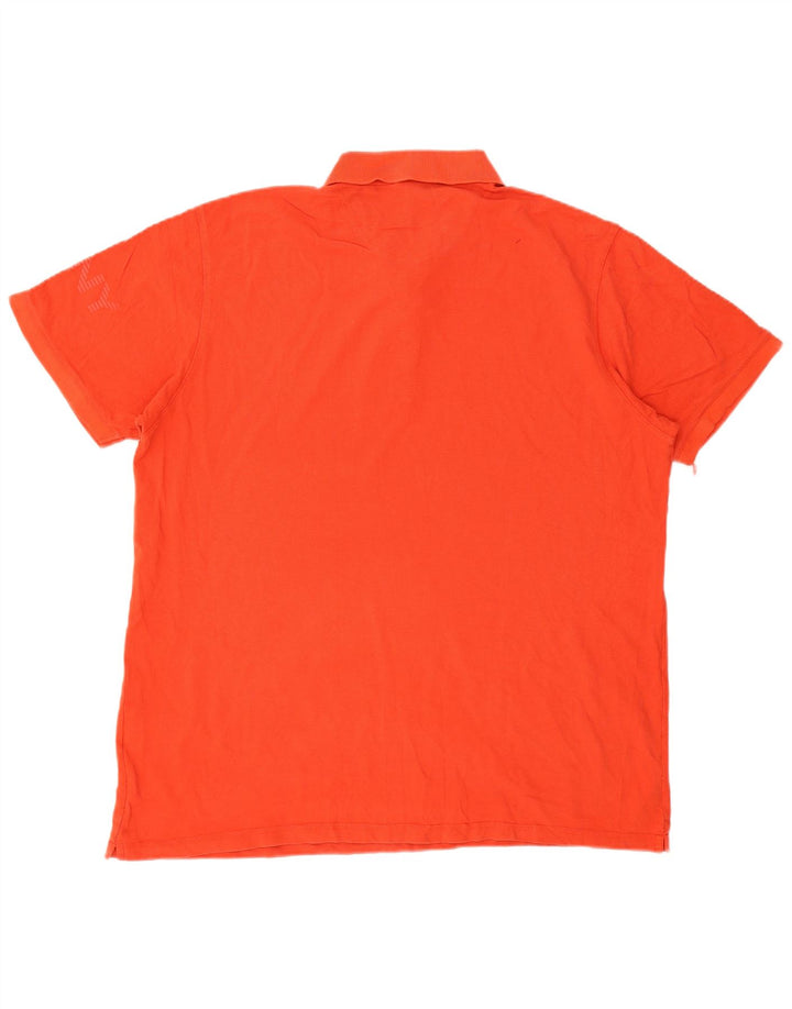 Polo grafica da uomo DKNY 2XL in cotone arancione