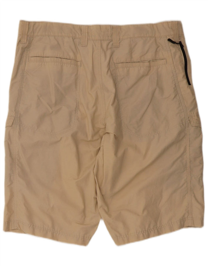 Pantaloncini cargo da uomo Marks & Spencer W36 grandi in cotone beige