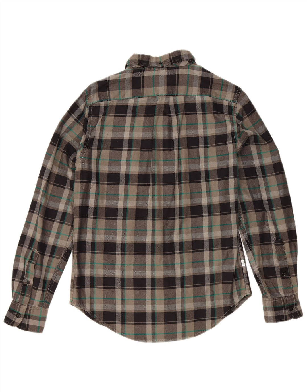 Camicia Levi's da uomo slim fit in flanella di cotone a quadri grigi piccoli