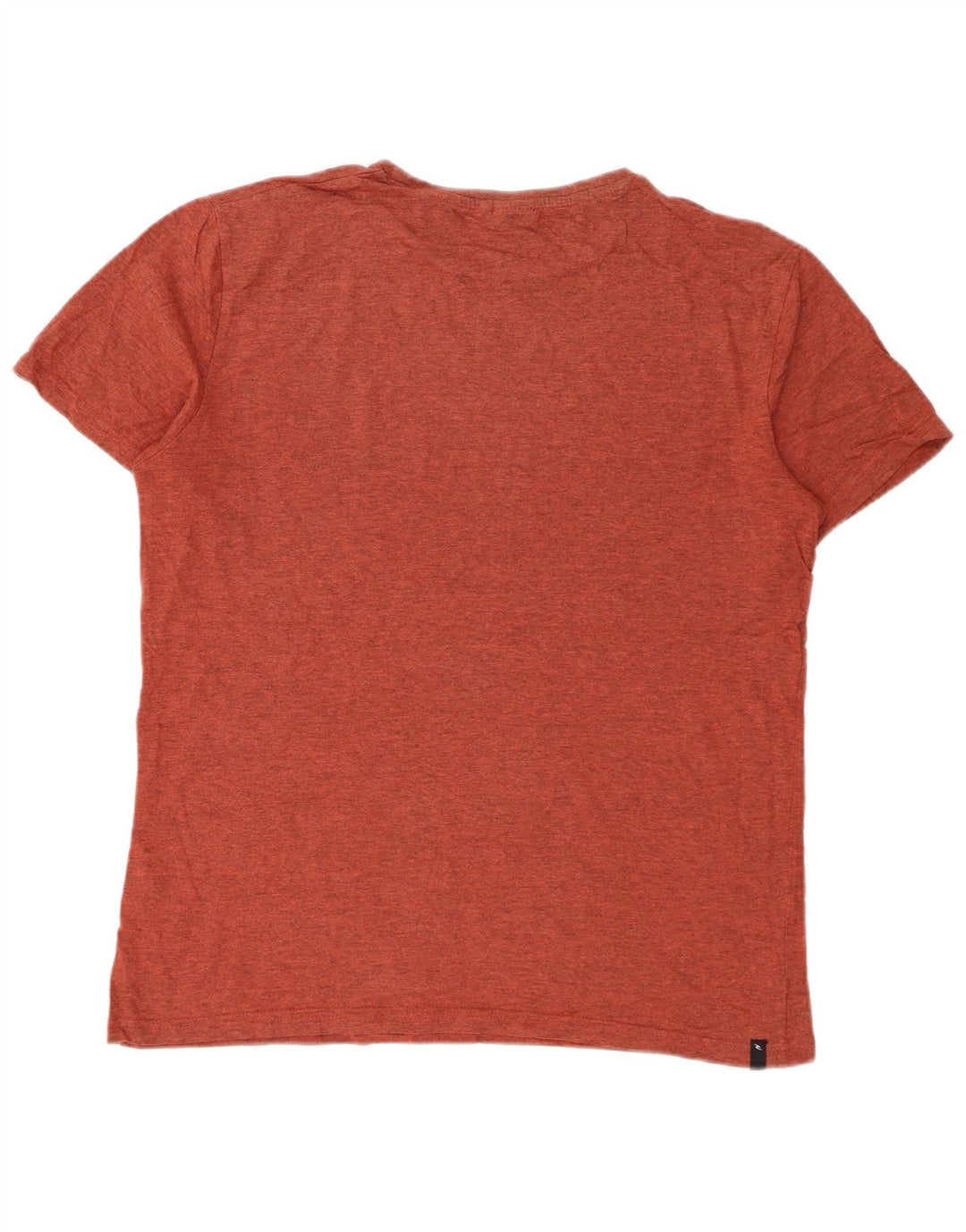 T-shirt grafica da uomo Rip Curl Top in cotone chiazzato arancione medio