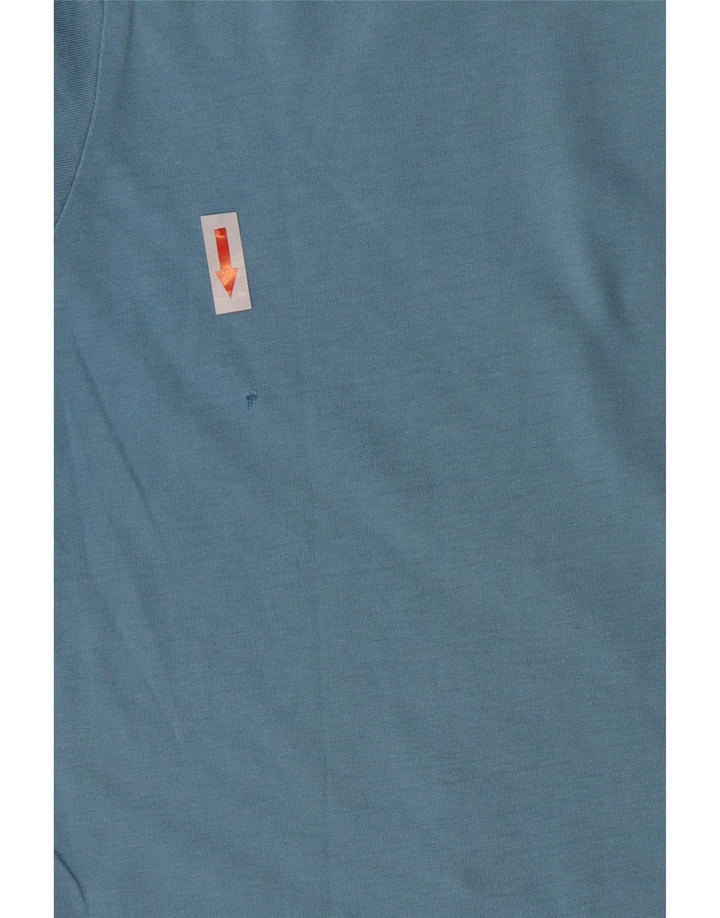 T-shirt grafica da uomo Kappa Top in cotone blu medio