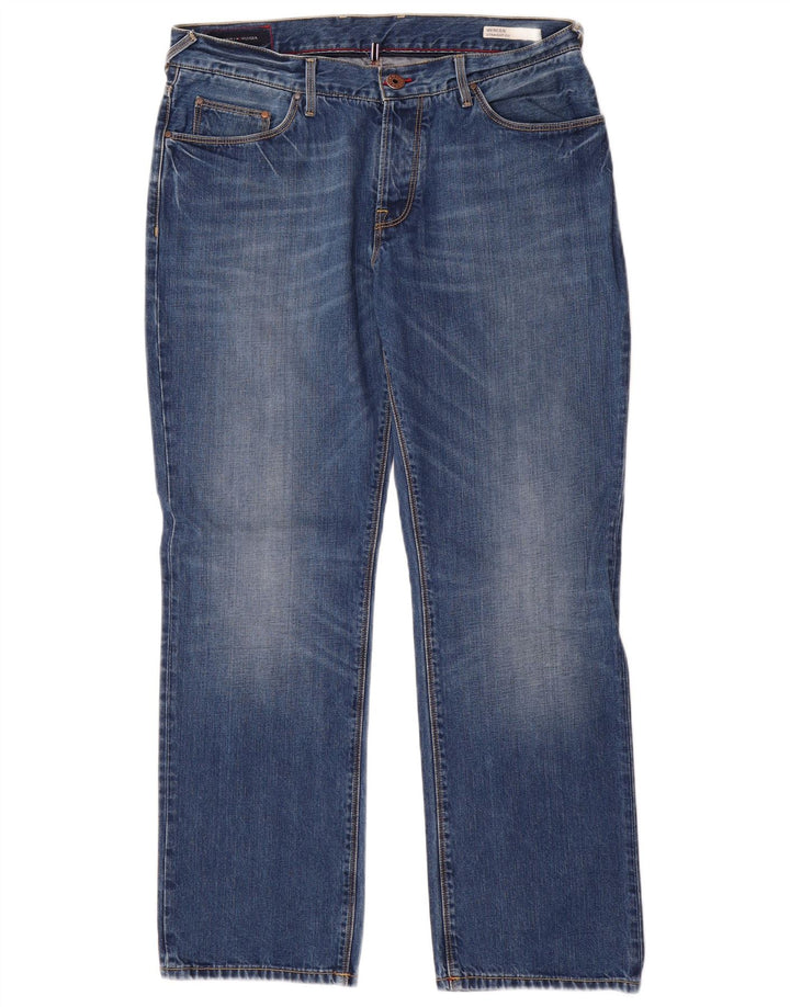 Jeans dritti Mercer da uomo Tommy Hilfiger W36 L32 Blu