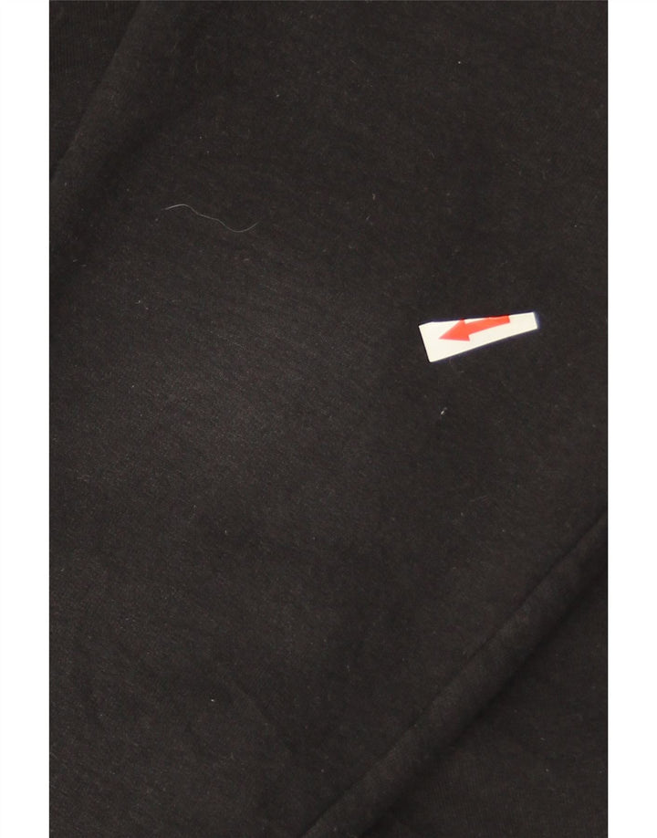 Maglione con cappuccio grafico Purdue da uomo Champion in cotone nero medio