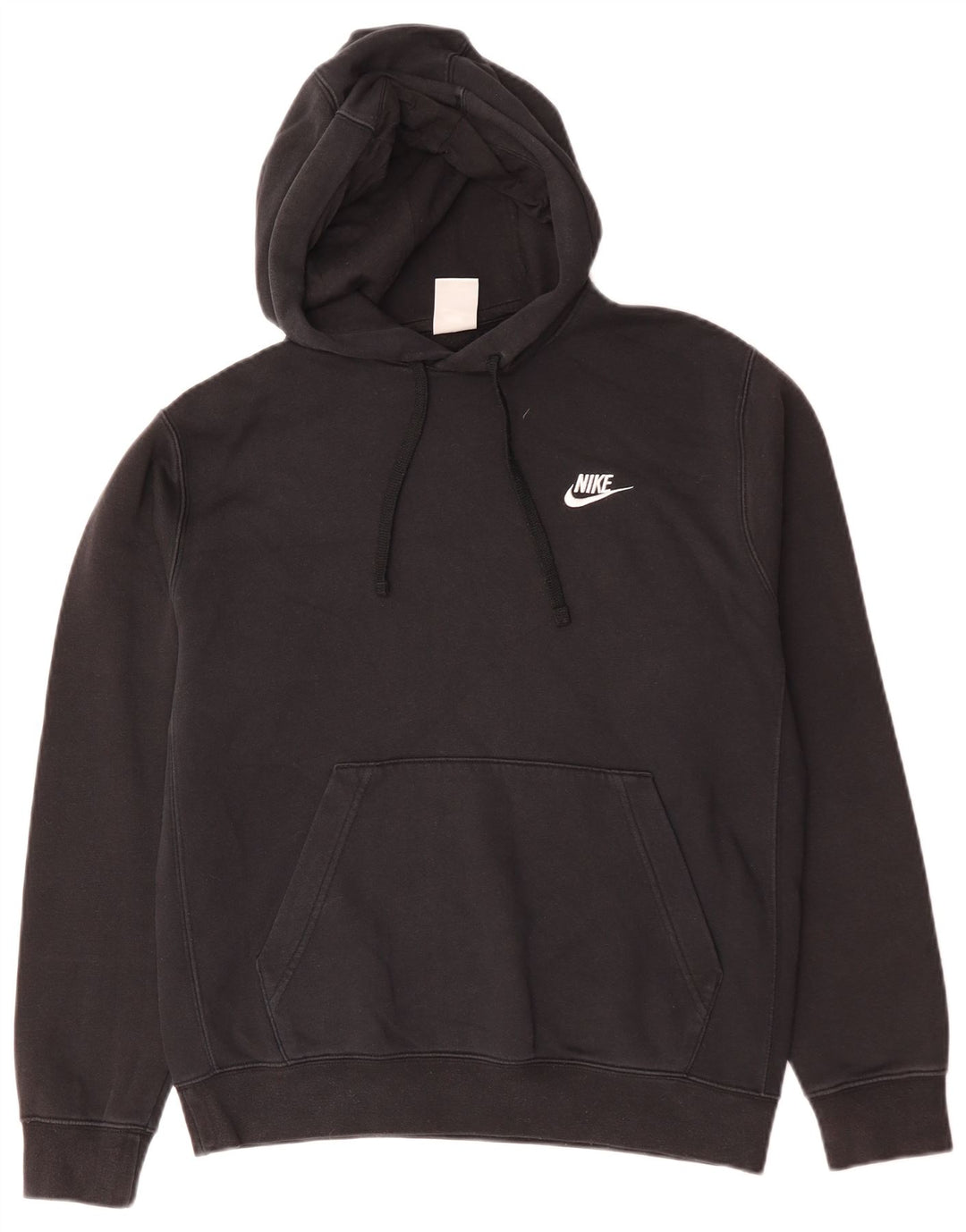 Felpa con cappuccio da uomo Nike Small in cotone nero