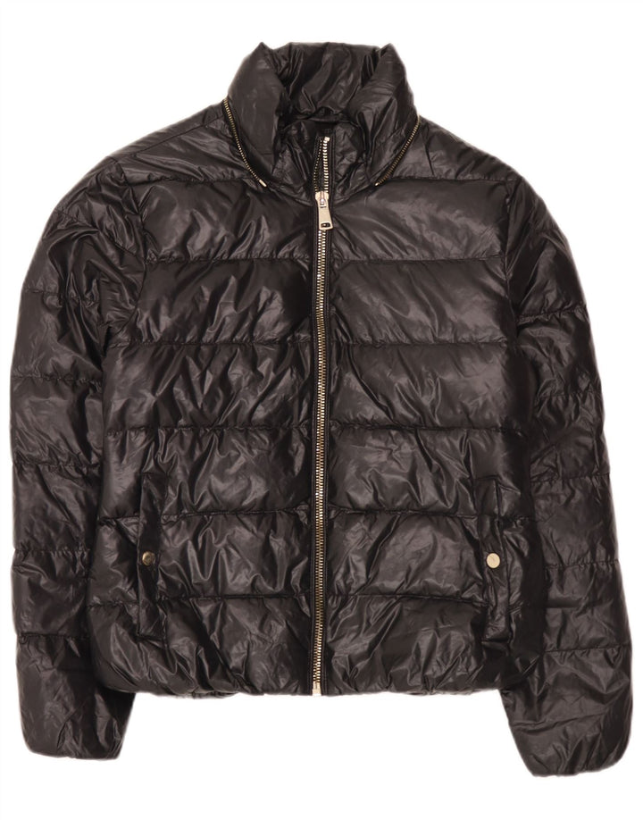 Giacca imbottita da donna Zara UK 14 grande nera