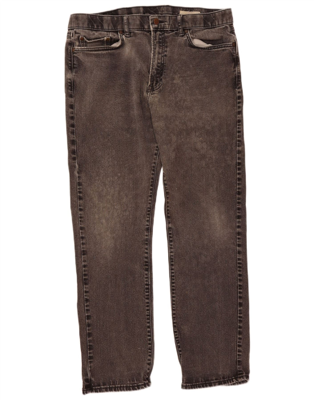 Jeans dritti da uomo Marks & Spencer W38 L31 cotone nero