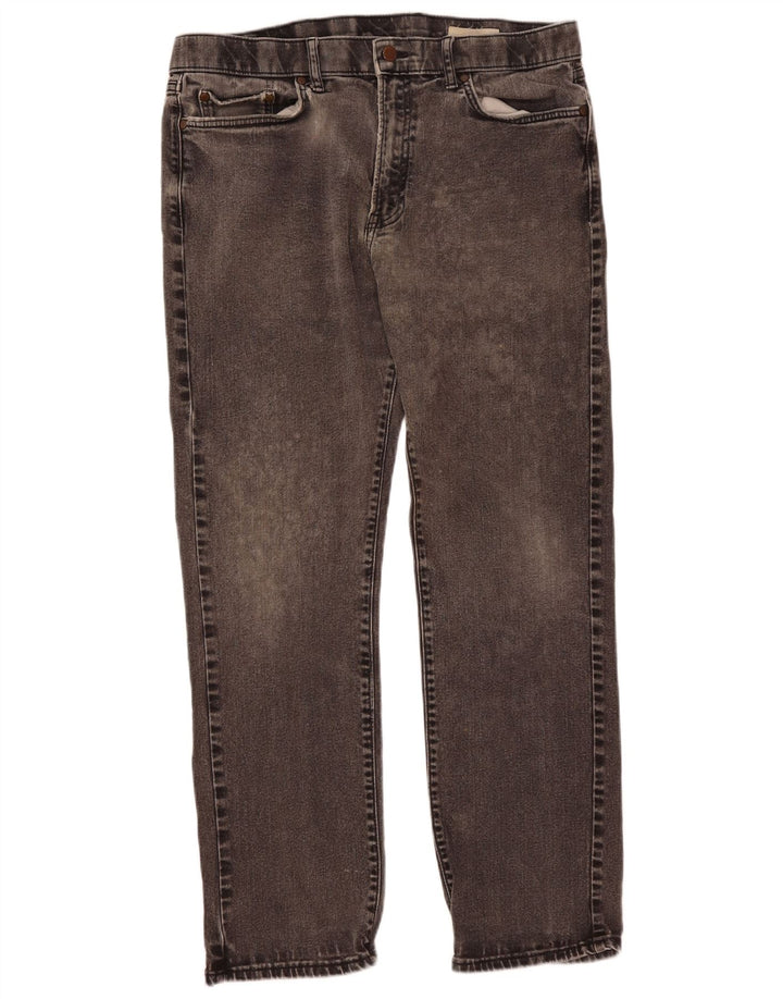 Jeans dritti da uomo Marks & Spencer W38 L31 cotone nero