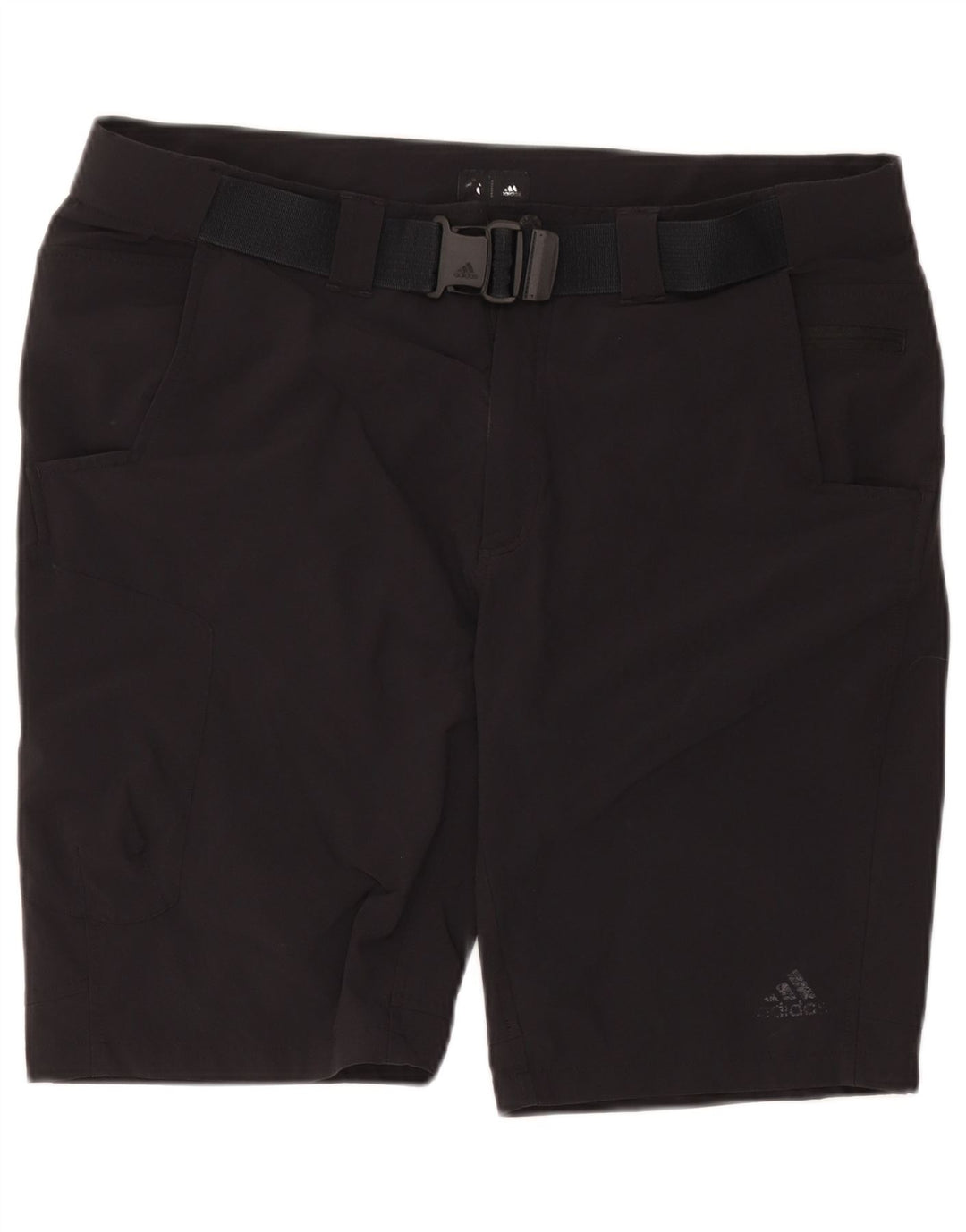 Pantaloncini cargo da uomo Adidas W38 XL nylon nero