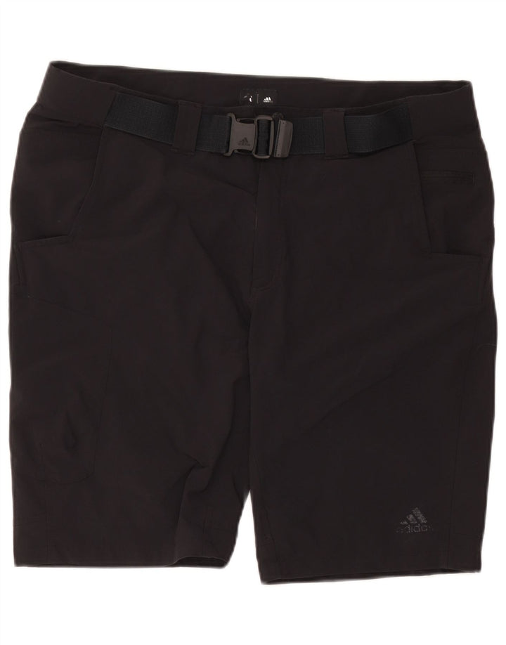 Pantaloncini cargo da uomo Adidas W38 XL nylon nero