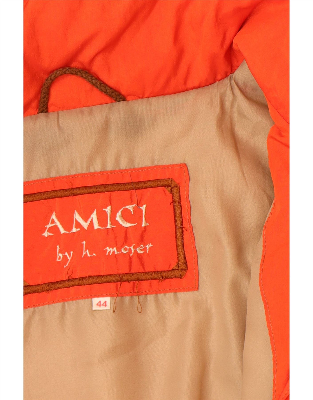 Giacca a vento da uomo H.MOSER UK 44 2XL Arancione Poliammide