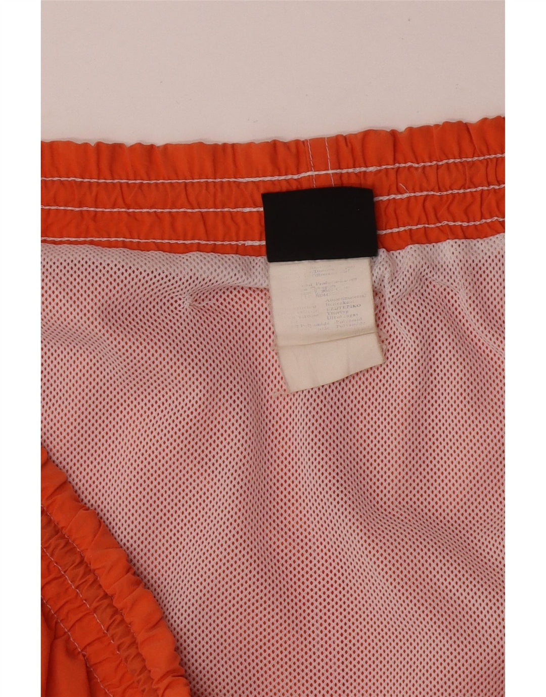 Pantaloncini da bagno grafici da uomo Champion 2XL arancione color block in poliammide