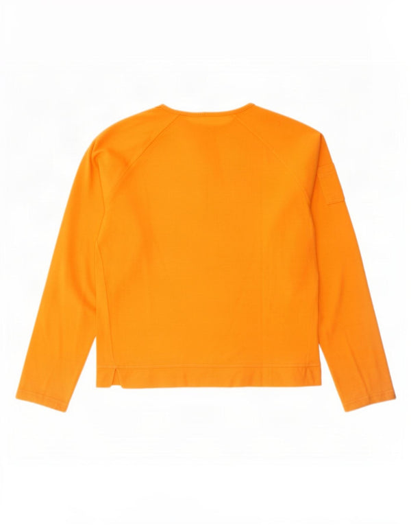 Maglia a maniche lunghe da donna Champion UK 14 Large Arancione Cotone