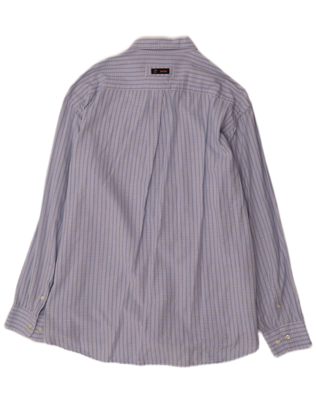 Camicia vintage da uomo 2XL in cotone a quadri blu