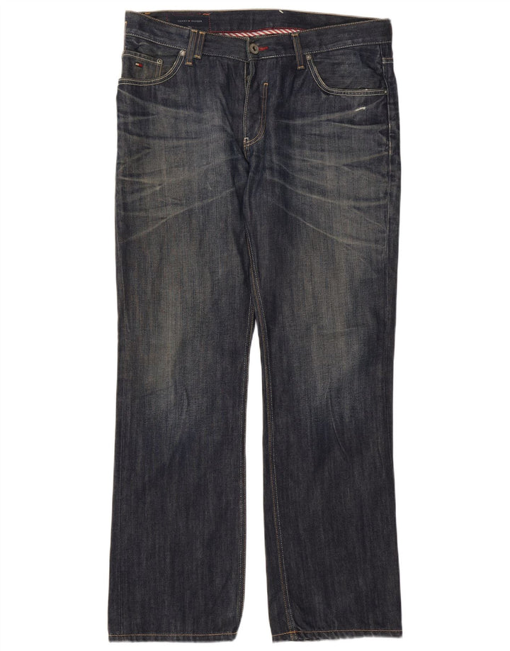Jeans dritti da uomo Tommy Hilfiger W36 L32 cotone blu