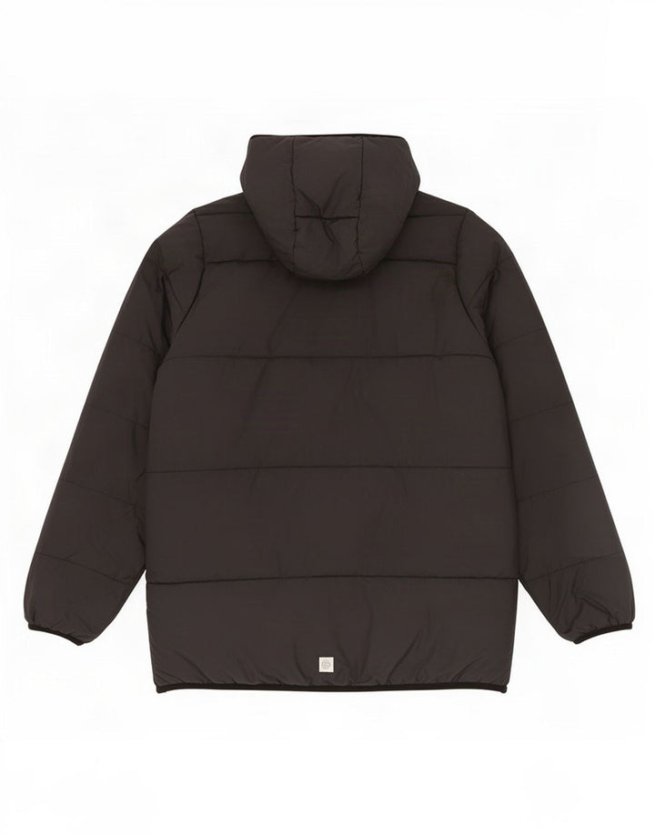Giacca imbottita con cappuccio Adidas da ragazzo 13-14 anni in poliestere nero