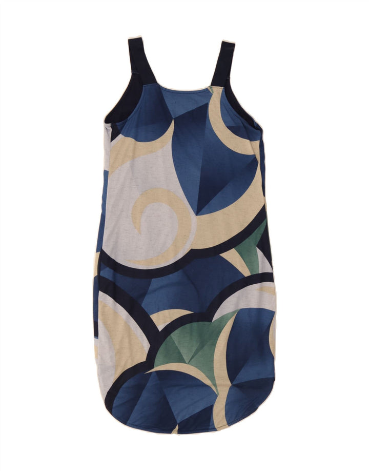 PUMA Womens Sleeveless Shift Dress UK 10 Small Multicoloured Geometric Vintage Puma and Second-Hand Puma from Messina Hembry 