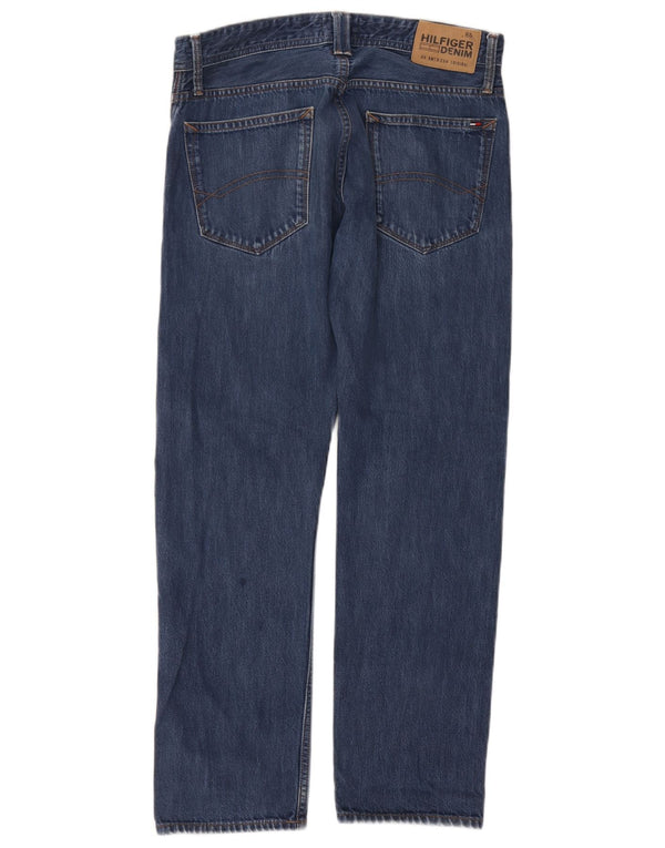 Jeans dritti da uomo Tommy Hilfiger W31 L30 cotone blu
