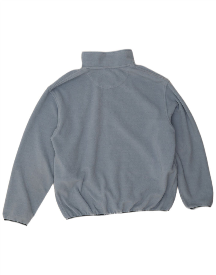 Giacca in pile Columbia da uomo vestibilità ampia UK 38 poliestere blu medio