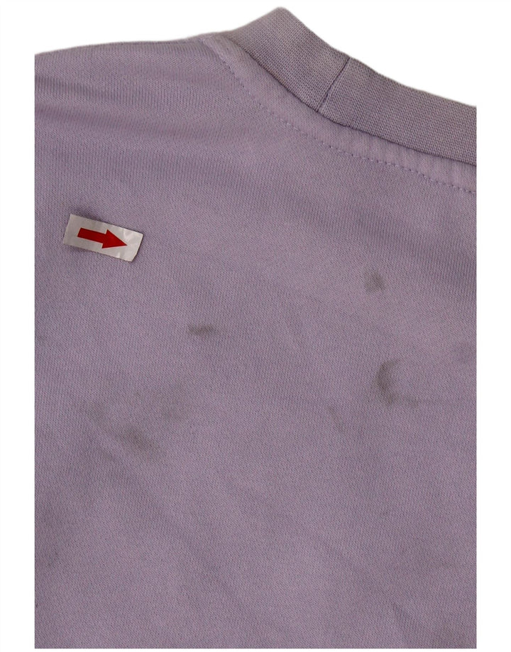 Felpa da uomo Nike Loose Fit, maglione piccolo, cotone viola