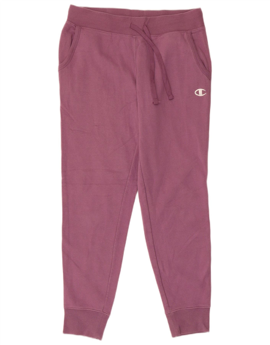 CHAMPION Pantaloni da tuta da donna Joggers UK 10 Small Viola Cotone