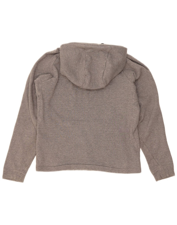 Felpa con cappuccio da uomo Nike Small in cotone chiazzato grigio