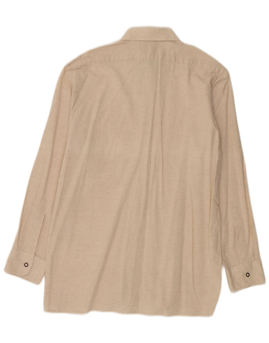 Camicia vintage da uomo taglia 40 in seta beige media