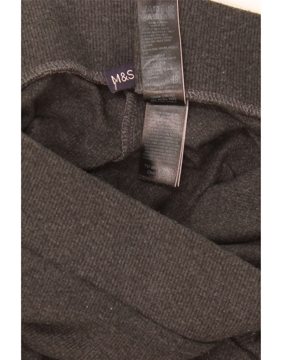 Pantaloni da tuta da donna Marks & Spencer UK 16 Large Grigio Poliestere