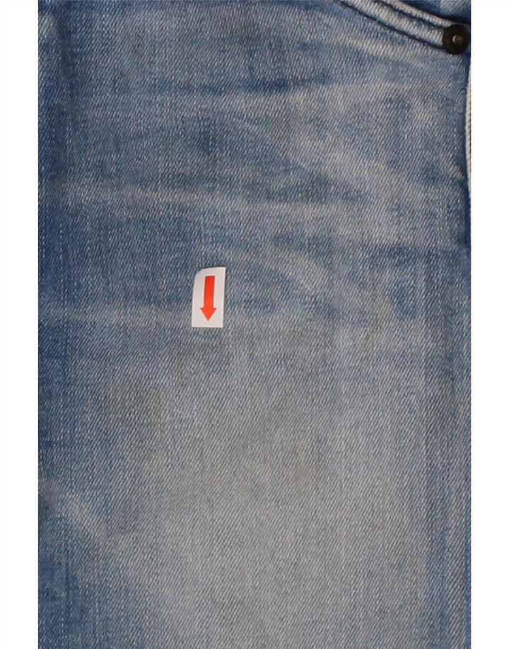 JACK & JONES Mens Slim Jeans W28 L32 Blue Cotton