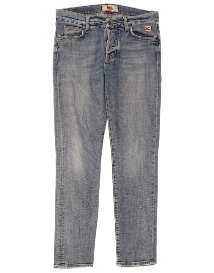 Jeans slim da donna Roy Rogers W34 L32 cotone blu