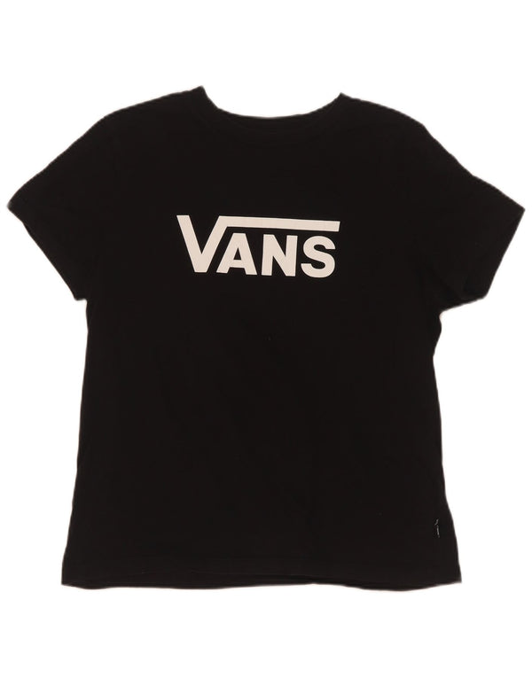 T-shirt grafica da donna Vans Top UK 12 Medium Black Cotton