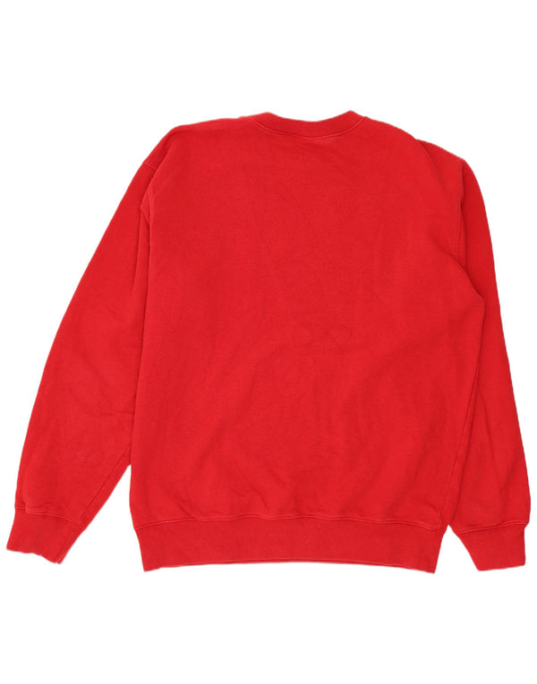 CARHARTT Felpa grafica da uomo Maglione grande cotone rosso