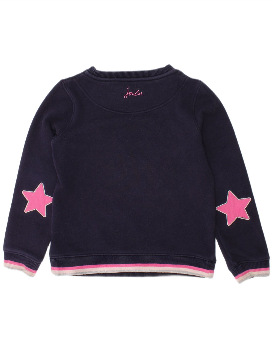Felpa Joules per ragazze con unicorno, 7-8 anni, in poliestere blu navy