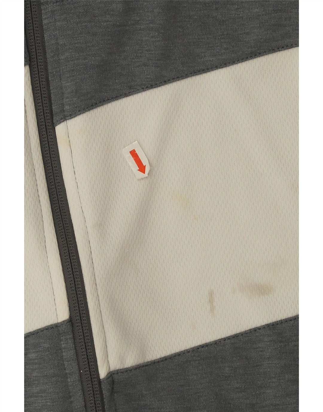 Giacca da tuta Nike Dri Fit da uomo, grande, in poliestere color block grigio