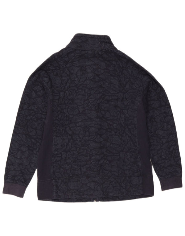 Giacca da tuta da uomo Champion in cotone floreale medio blu navy